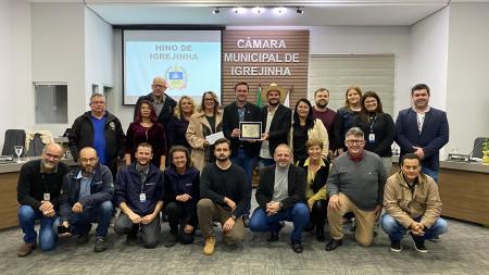 70 anos da Emater/RS-ASCAR é homenageado na Câmara de Igrejinha